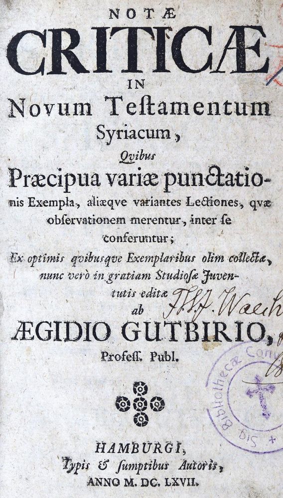 Große Abbildung Nr.21: 129-4 Arnoldt,J.B.: (Alte Drucke, Handschriften und Theologie)