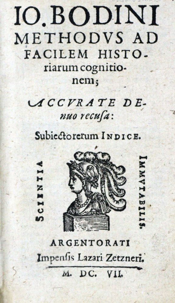 Große Abbildung Nr.1: 129-40 Bodin,J.: (Alte Drucke, Handschriften und Theologie)
