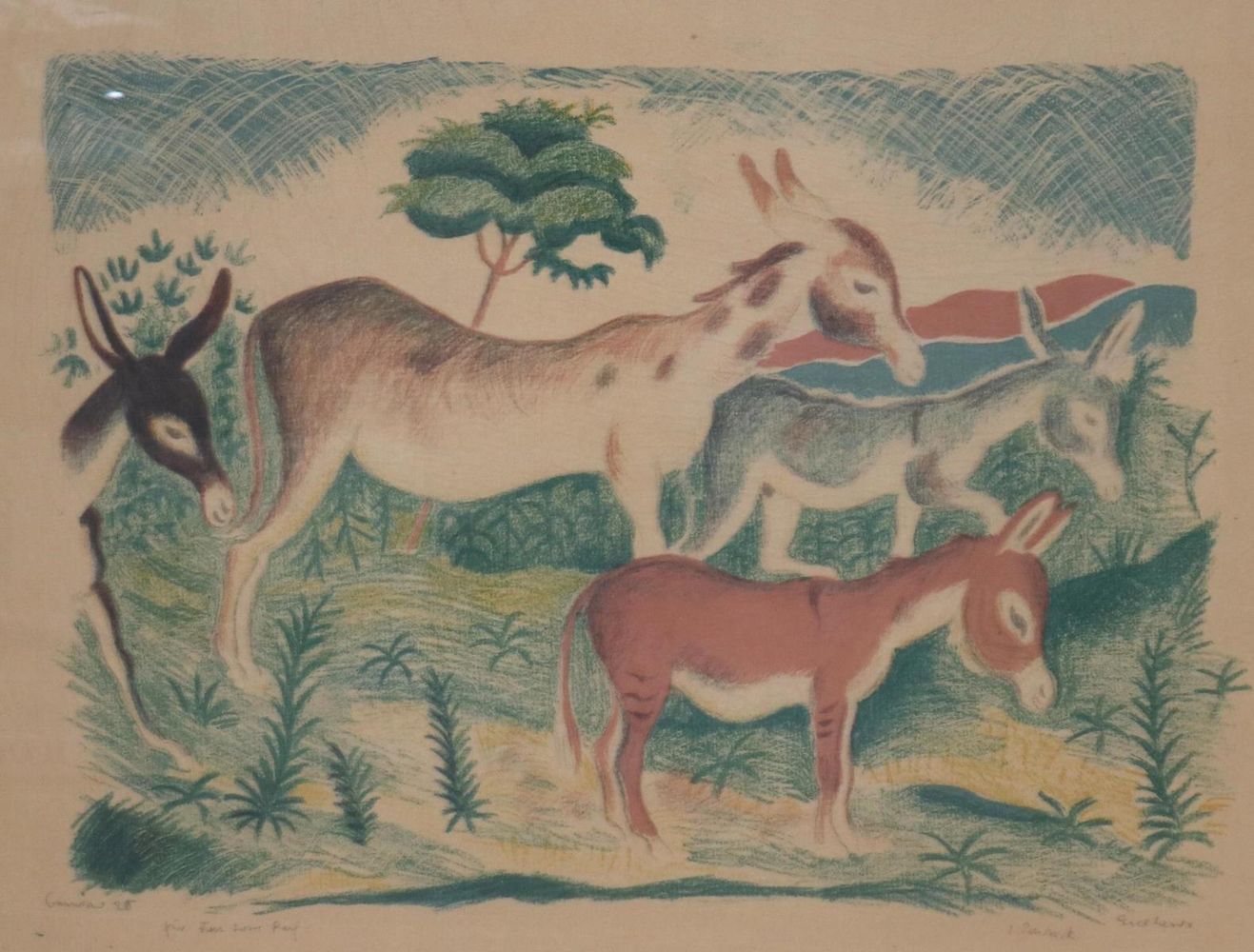 Große Abbildung Nr.1: 129-4032 Seewald, Richard: (Künstlergraphik)