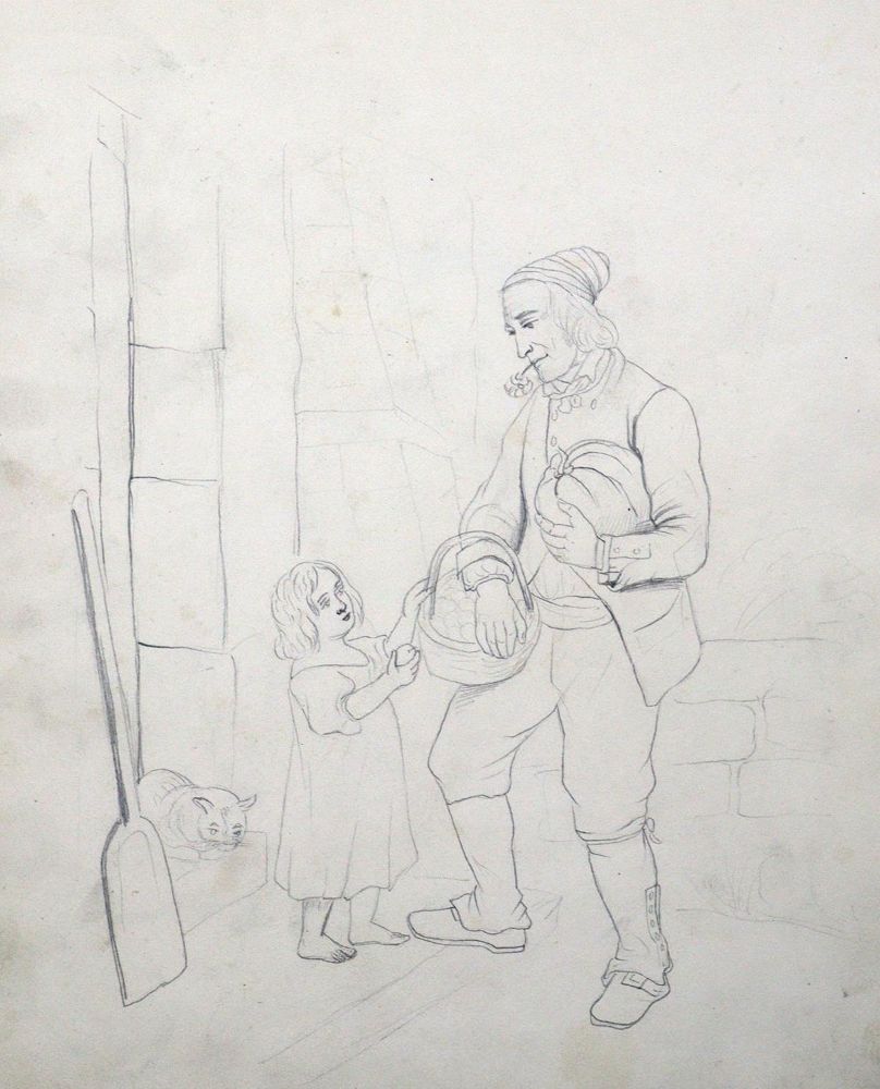 Große Abbildung Nr.2: 129-4035 Skizzenbuch: (Künstlergraphik)