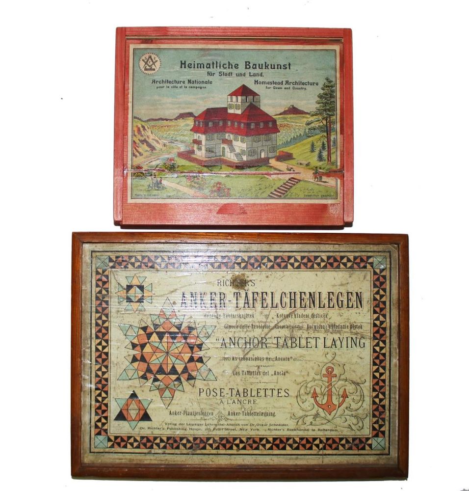 Große Abbildung Nr.1: 129-404 Holzbaukasten.: (Spiele)