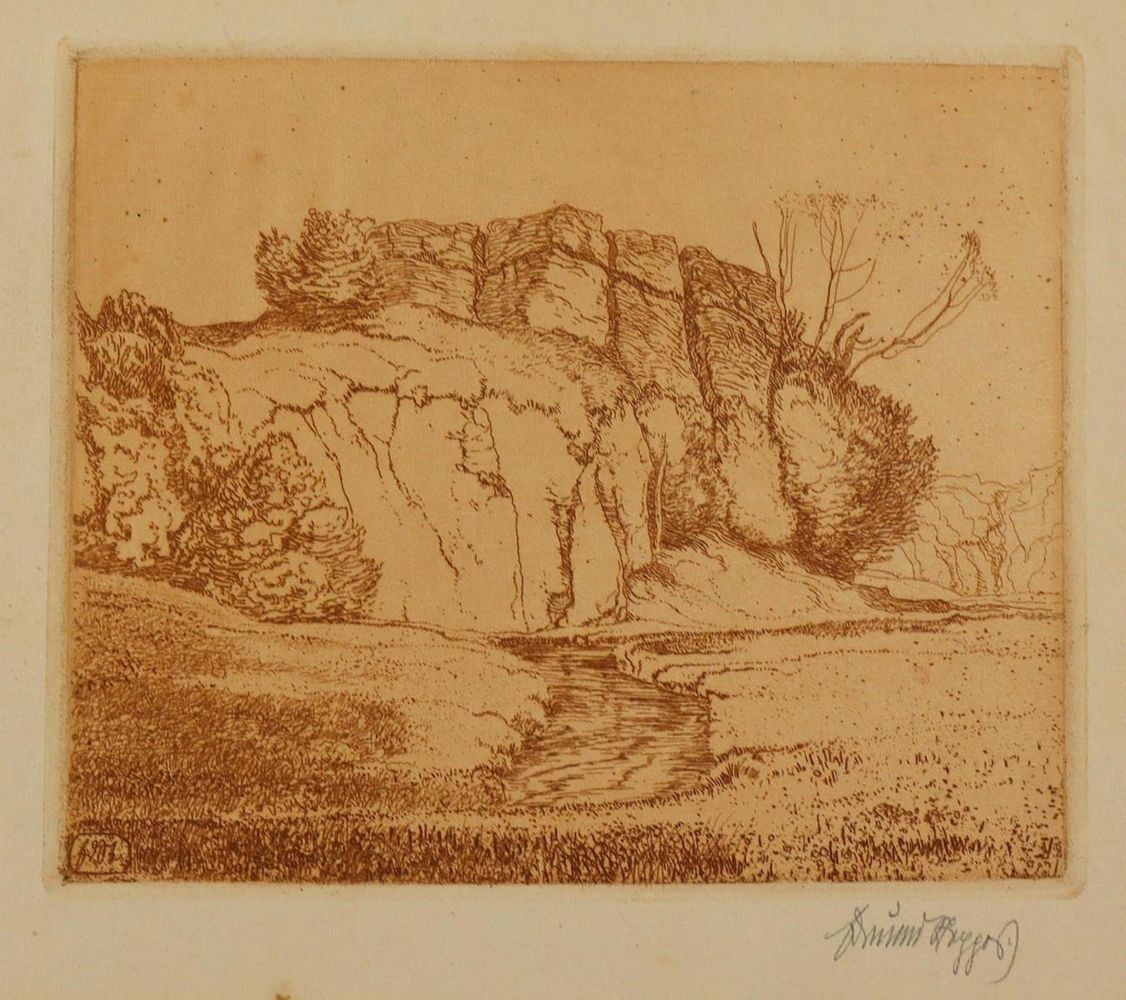 Große Abbildung Nr.1: 129-4078 Steppes, Edmund: (Künstlergraphik)