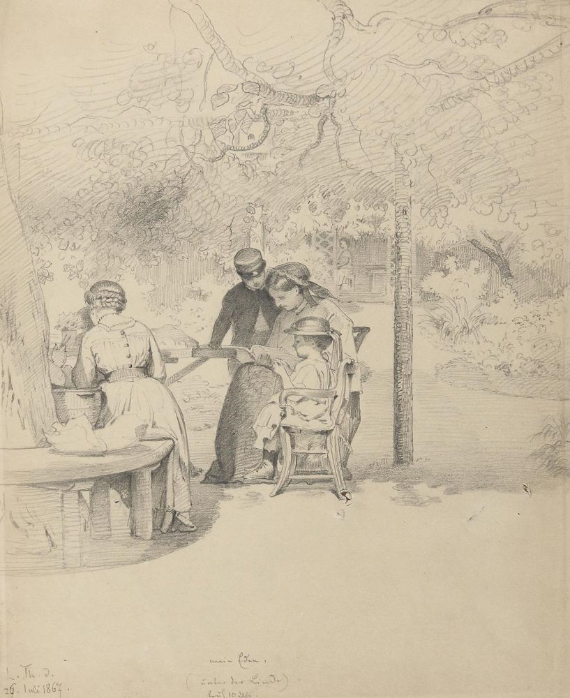 Große Abbildung Nr.1: 129-4096 Thiersch, Ludwig: (Künstlergraphik)