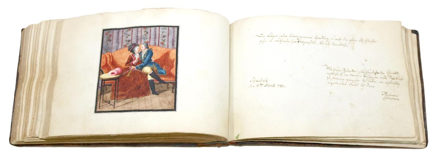 Große Abbildung Nr.15: 129-412 Liber Amicorum: (Stammbücher)