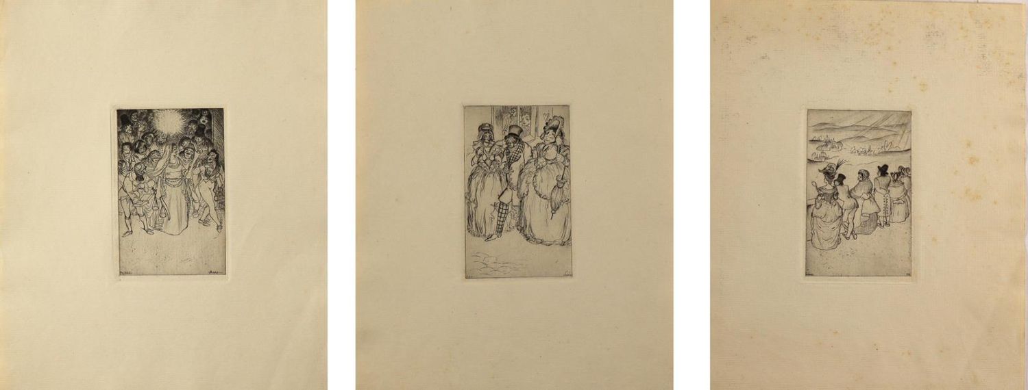 Große Abbildung Nr.3: 129-4125 Vßradi, Albert: (Künstlergraphik)