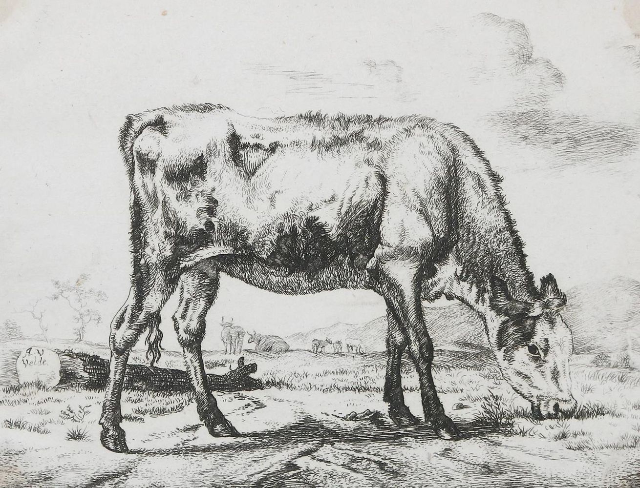 Große Abbildung Nr.1: 129-4128 Velde, Adriaen van de: (Künstlergraphik)