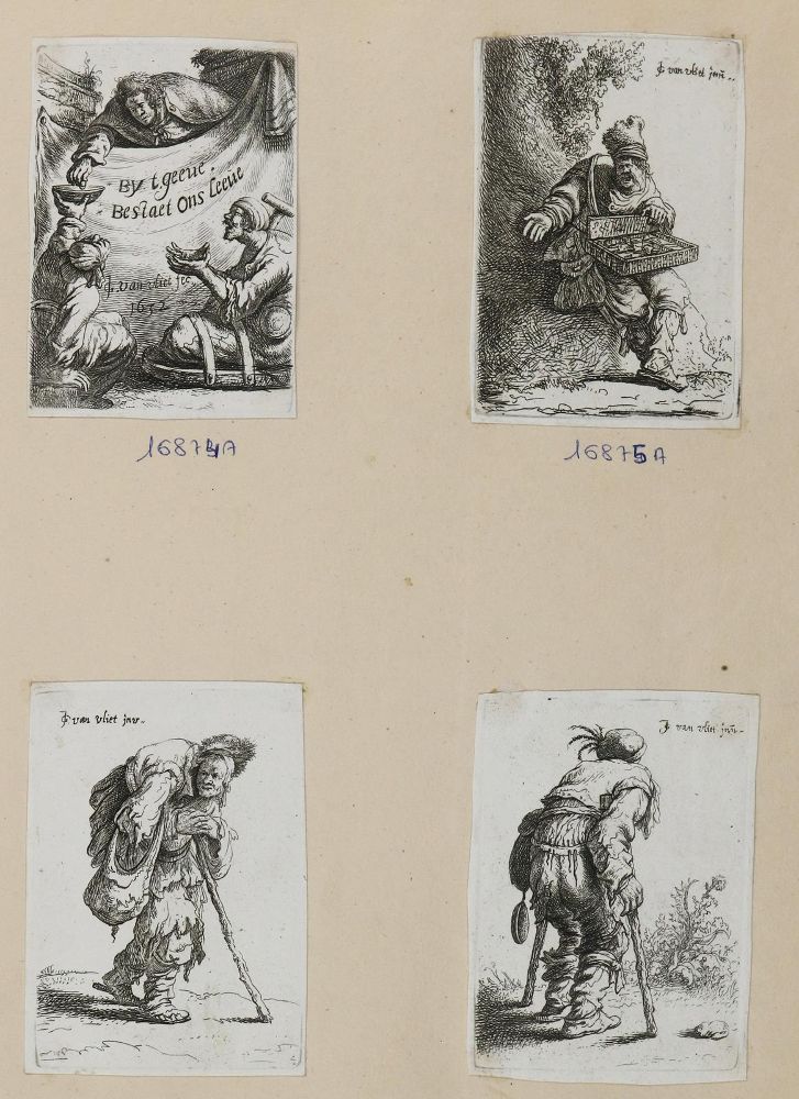 Große Abbildung Nr.2: 129-4138 Vliet, Johannes van: (Künstlergraphik)