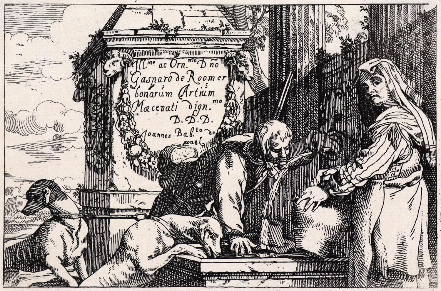 Große Abbildung Nr.1: 129-4141 Wael, Jan Baptiste de: (Künstlergraphik)