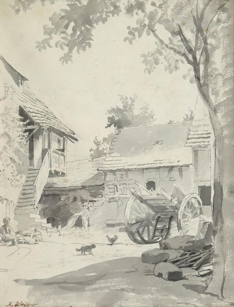 Große Abbildung Nr.1: 129-4156 Weysser, Karl: (Künstlergraphik)