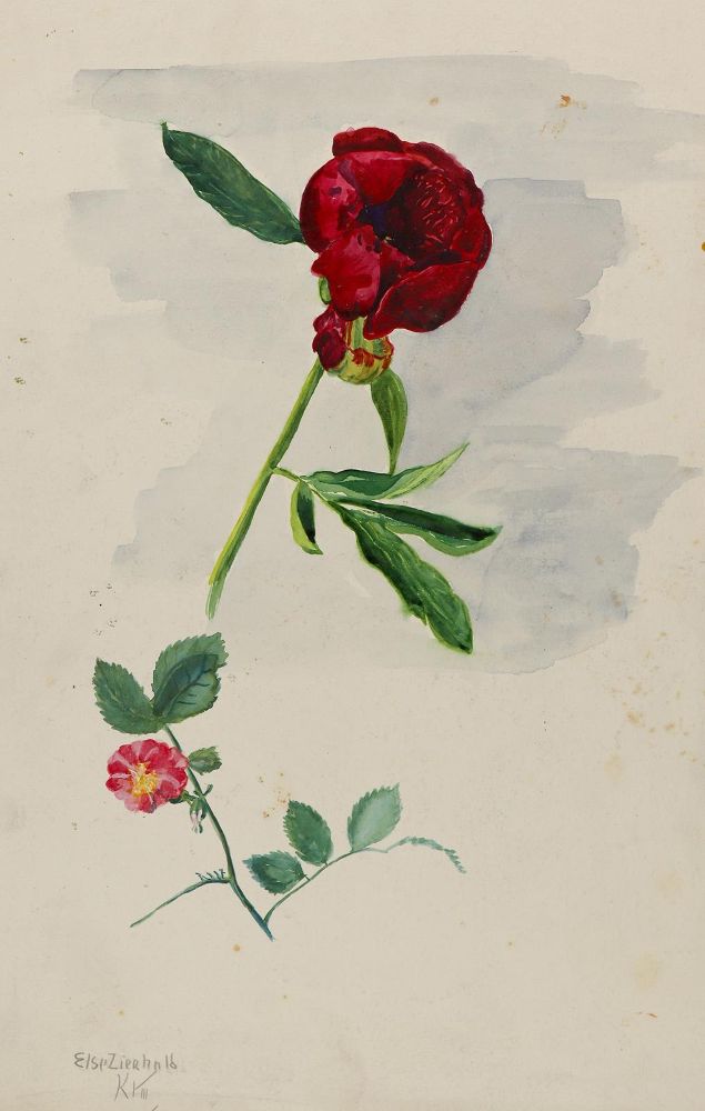 Große Abbildung Nr.1: 129-4175 Zierhold, Elisabeth (Elsbeth Müller-Zierhold): (Künstlergraphik)