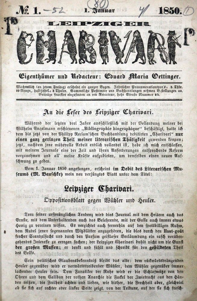 Große Abbildung Nr.1: 129-418 Oettinger,E.M. (Hrsg.).: (Zeitschriften und Zeitungen)