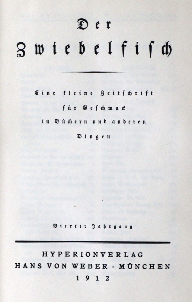 Große Abbildung Nr.1: 129-423 Zwiebelfisch, Der.: (Zeitschriften und Zeitungen)