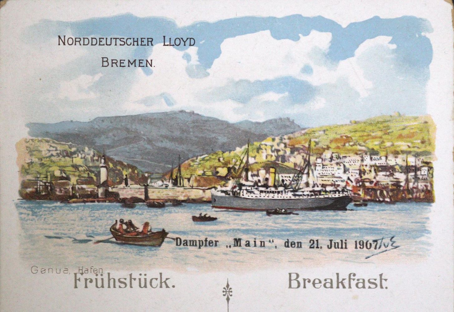 Große Abbildung Nr.1: 129-438 Speisekarten.: (Küche und Haushalt, Gaststätten-Hotellerie)