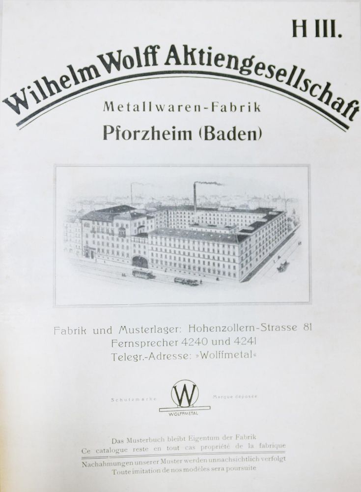 Große Abbildung Nr.1: 129-450 Wolff,W.: (Küche und Haushalt, Haushalt)