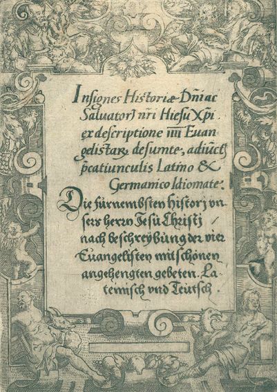 Große Abbildung Nr.1: 129-46 Evangelien.: (Buchholzschnitte)