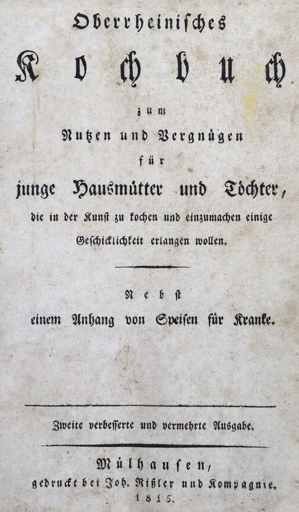 Große Abbildung Nr.2: 129-461 (Knör,R.C.).: (Küche und Haushalt, Kochbücher, Göppingen)
