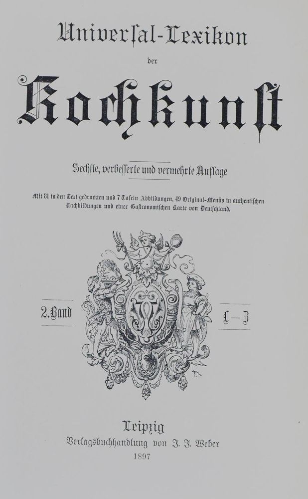 Große Abbildung Nr.1: 129-468 Universal-Lexikon der Kochkunst.: (Küche und Haushalt, Kochbücher)