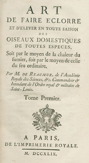 Große Abbildung Nr.1: 129-487 Reaumur,(R.A.F.)de.: (Land- und Forstwirtschaft, Tierhaltung, Geflügel)