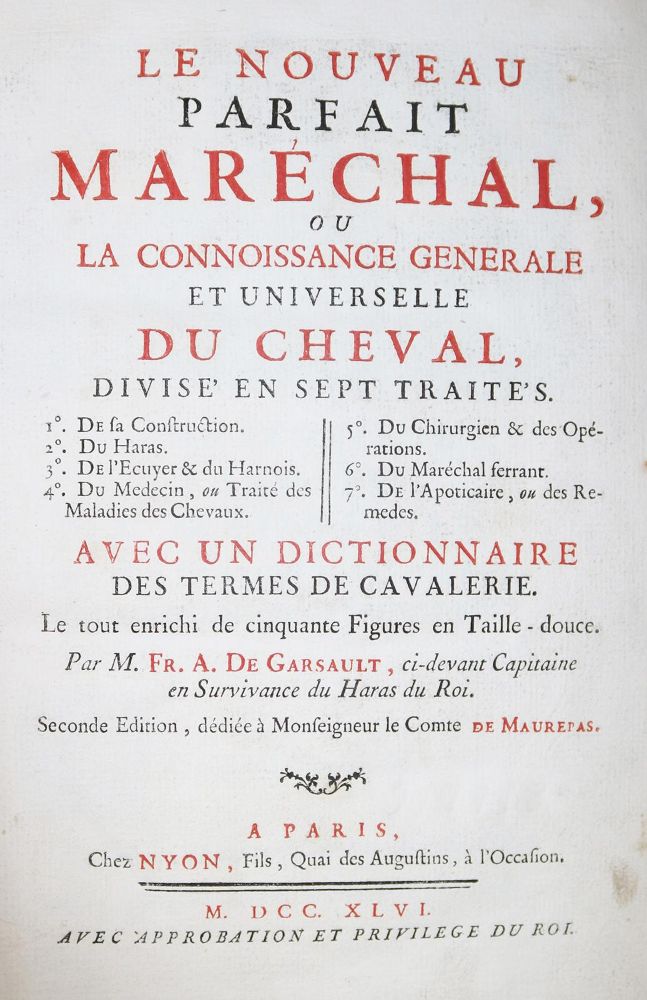 Große Abbildung Nr.1: 129-490 Garsault,F.A.de.: (Pferde)