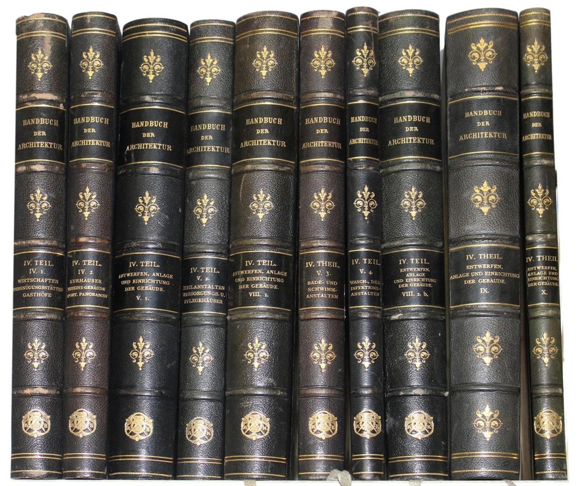 Große Abbildung Nr.3: 129-498 Handbuch der Architektur.: (Architektur)