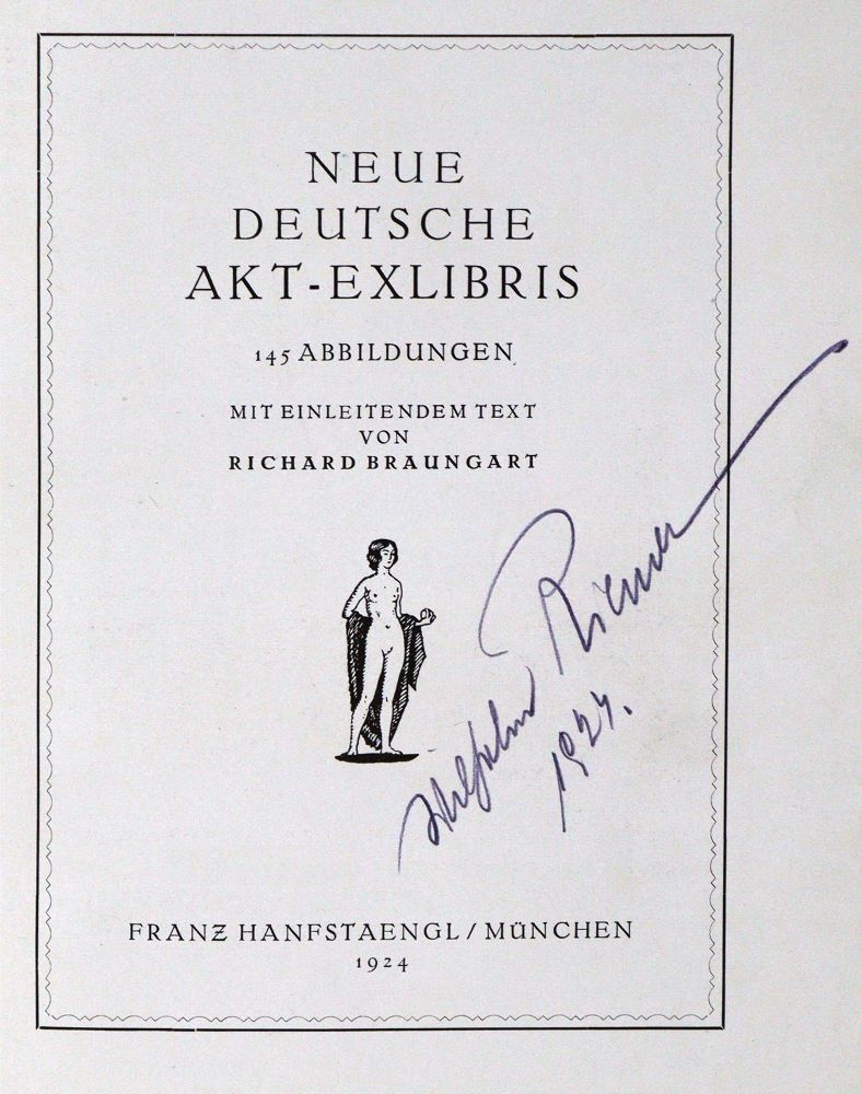 Große Abbildung Nr.1: 129-515 Braungart,R.: (Exlibris)
