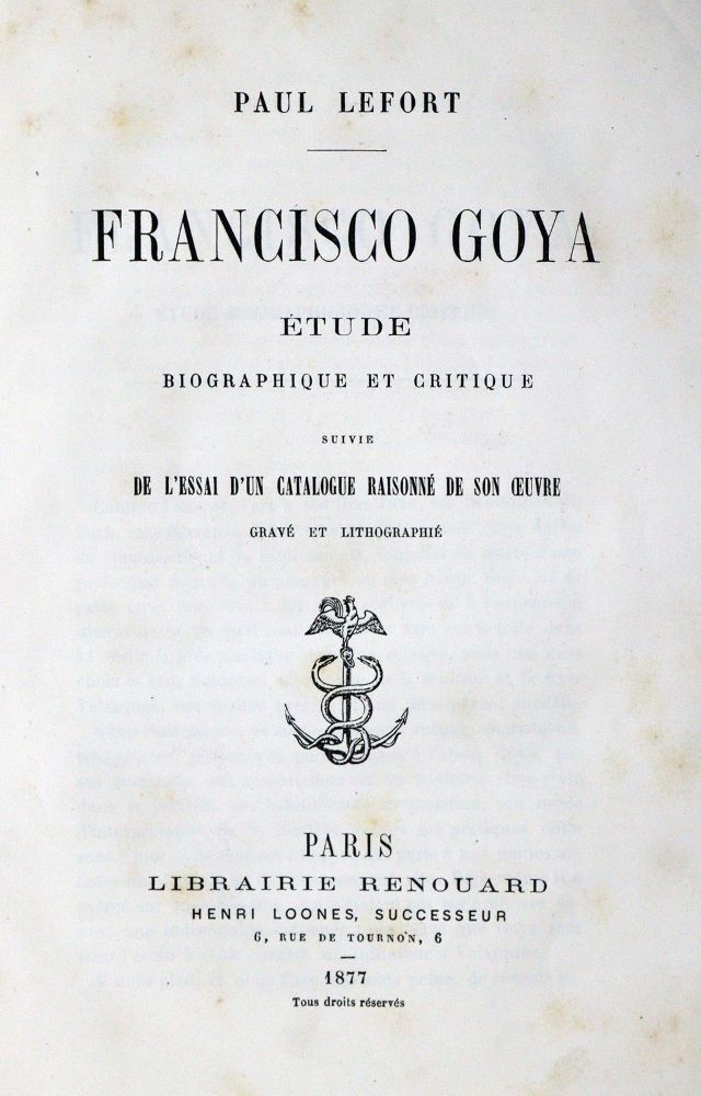 Große Abbildung Nr.1: 129-522 Lefort,P.: (Goya)