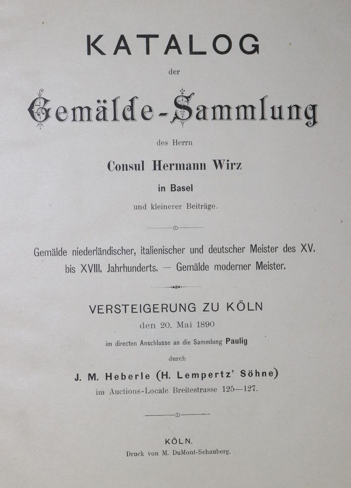 Große Abbildung Nr.1: 129-545 Heberle,J.M.: (Kataloge)