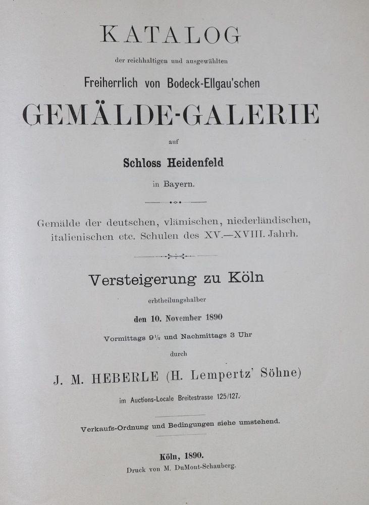 Große Abbildung Nr.1: 129-546 Heberle,J.M.: (Kataloge)