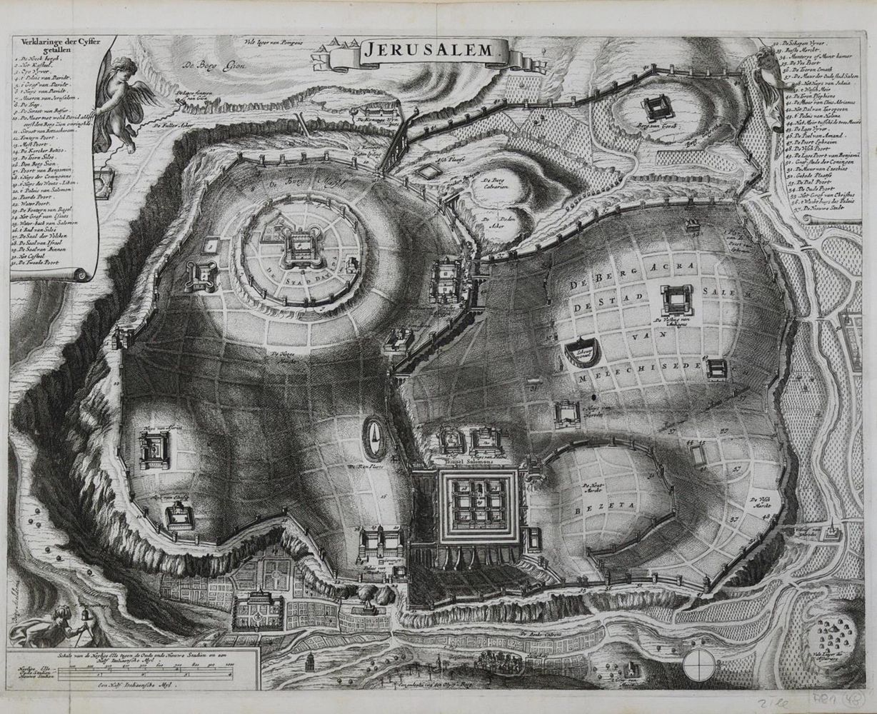 Große Abbildung Nr.1: 129-611 Jerusalem.: (Ausland, Palästina)