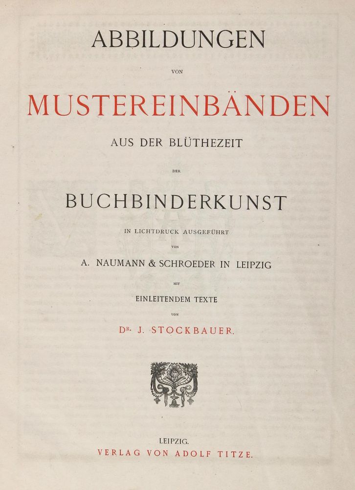 Große Abbildung Nr.1: 129-621 Stockbauer,J.: (Einband)