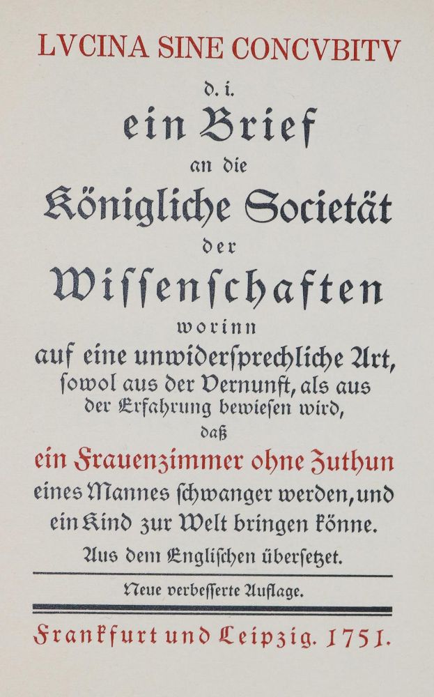 Große Abbildung Nr.1: 129-644 Lucina sine concubitu: (Faksimile)
