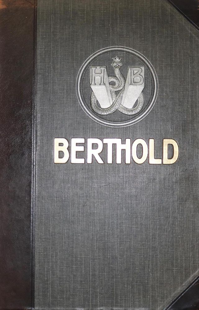 Große Abbildung Nr.1: 129-687 Berthold,H.: (Typographie und Kalligraphie)