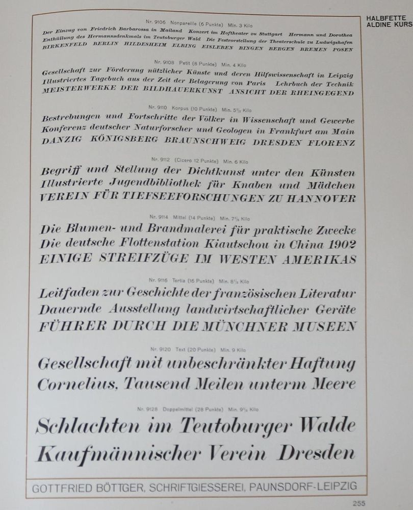 Große Abbildung Nr.2: 129-688 Böttger,G.: (Typographie und Kalligraphie)