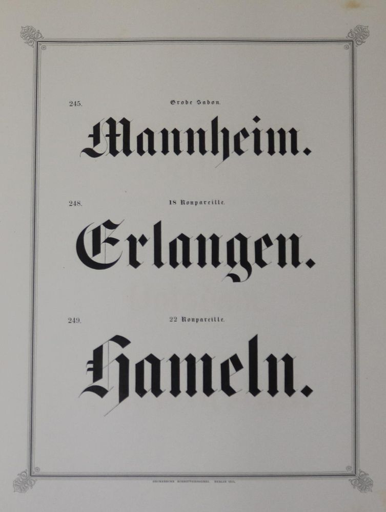 Große Abbildung Nr.1: 129-696 Decker,R.: (Typographie und Kalligraphie)