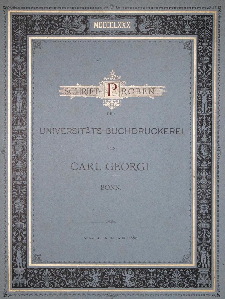 Große Abbildung Nr.1: 129-709 Georgi,C.: (Typographie und Kalligraphie)