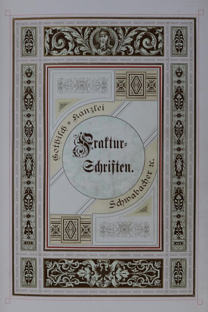 Große Abbildung Nr.2: 129-710 Gronau,W.: (Typographie und Kalligraphie)