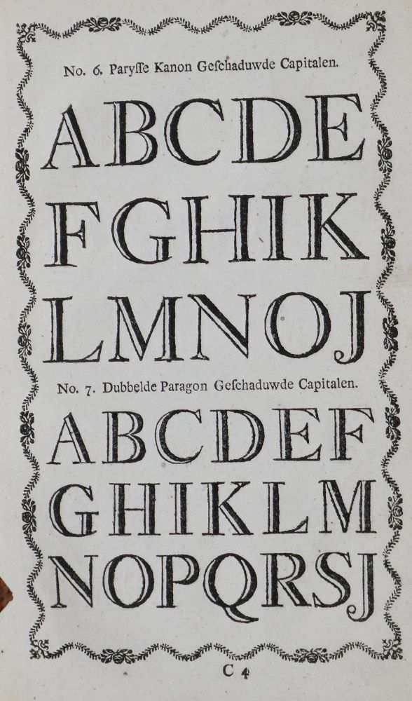 Große Abbildung Nr.1: 129-711 Groot,J.de.: (Typographie und Kalligraphie)