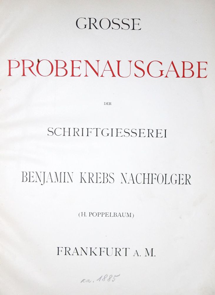Große Abbildung Nr.1: 129-712 Grosse Probenausgabe: (Typographie und Kalligraphie)