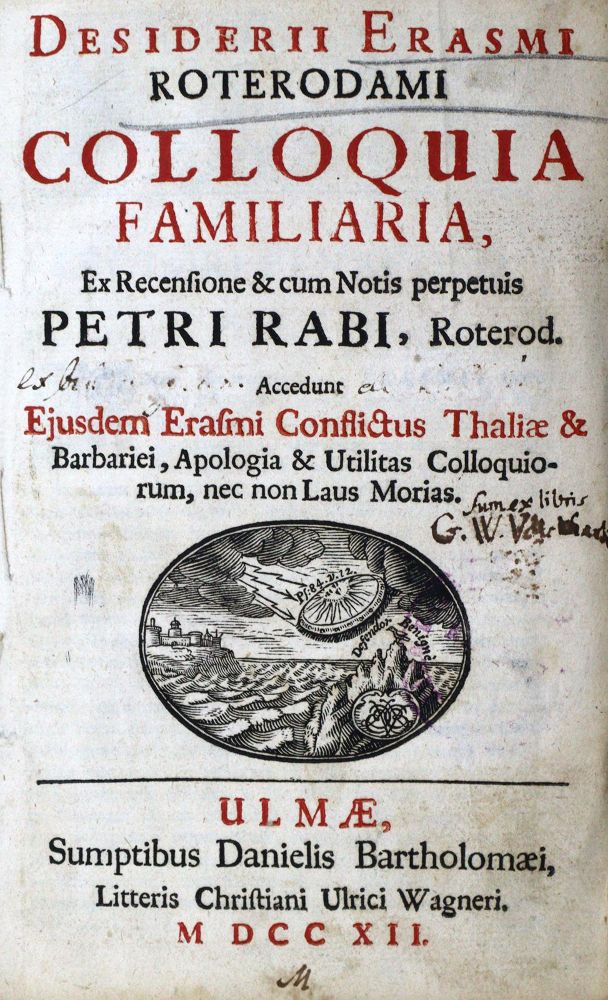 Große Abbildung Nr.1: 129-72 Erasmus Roterodamus,D.: (Alte Drucke, Handschriften und Theologie)
