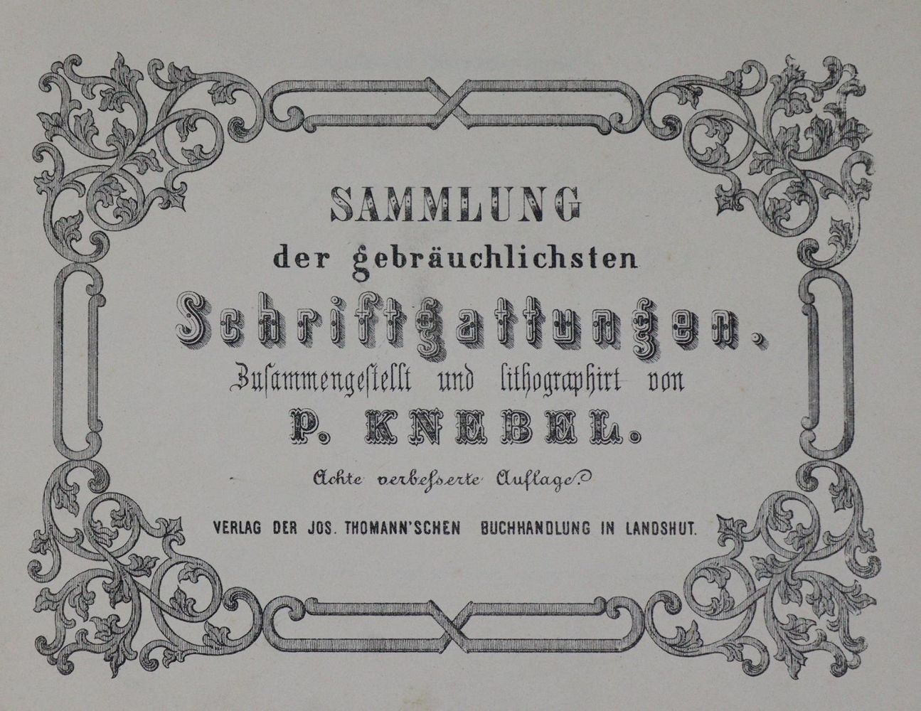 Große Abbildung Nr.4: 129-722 Knebel,P.: (Typographie und Kalligraphie)