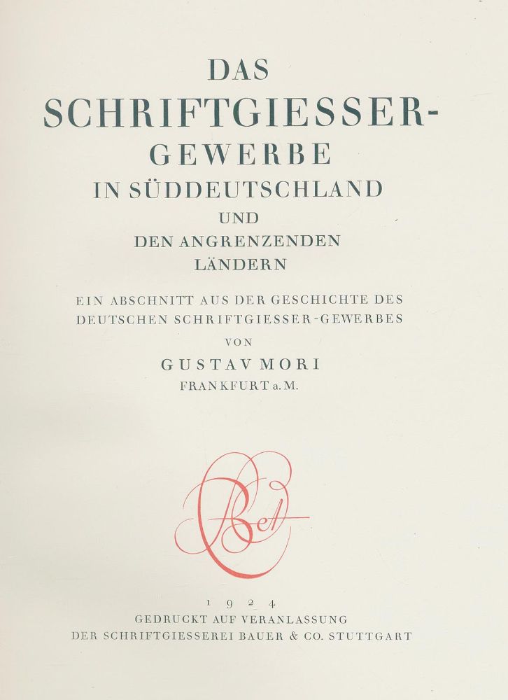 Große Abbildung Nr.1: 129-723 Konvolut: (Typographie und Kalligraphie, Schriften)