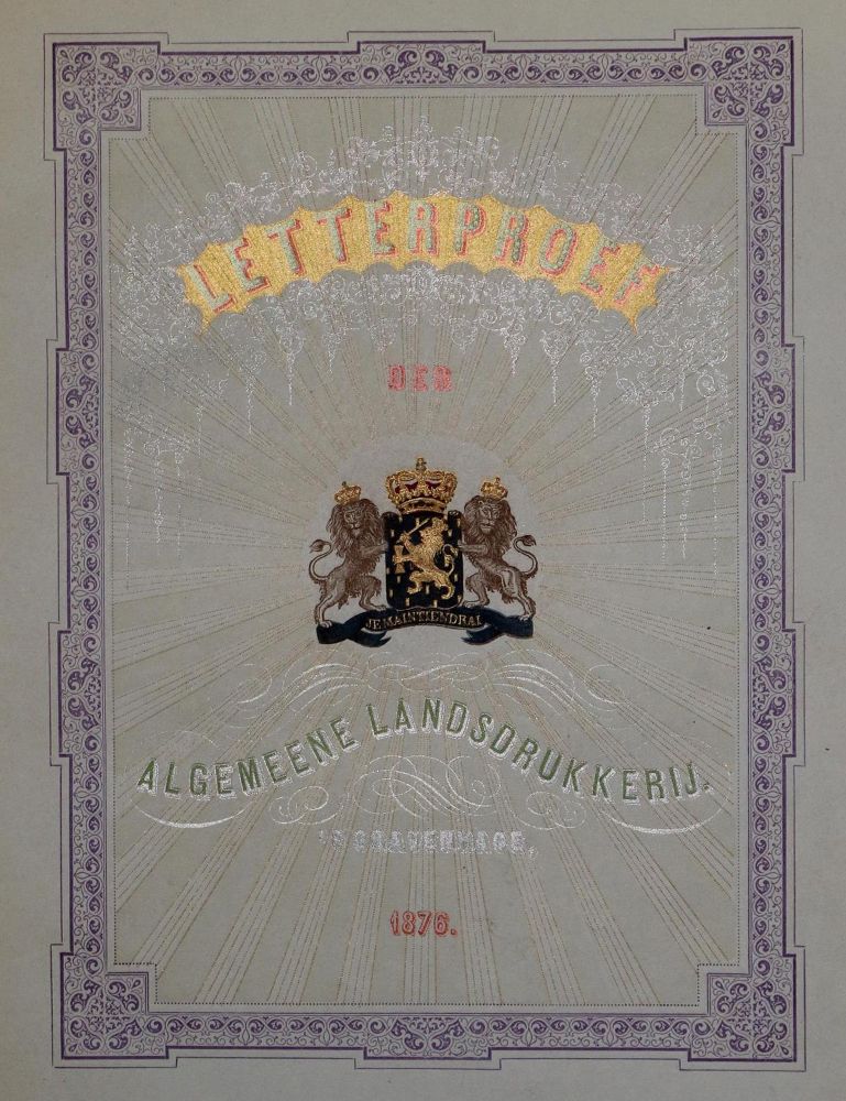 Große Abbildung Nr.1: 129-725 Letterproef: (Typographie und Kalligraphie)