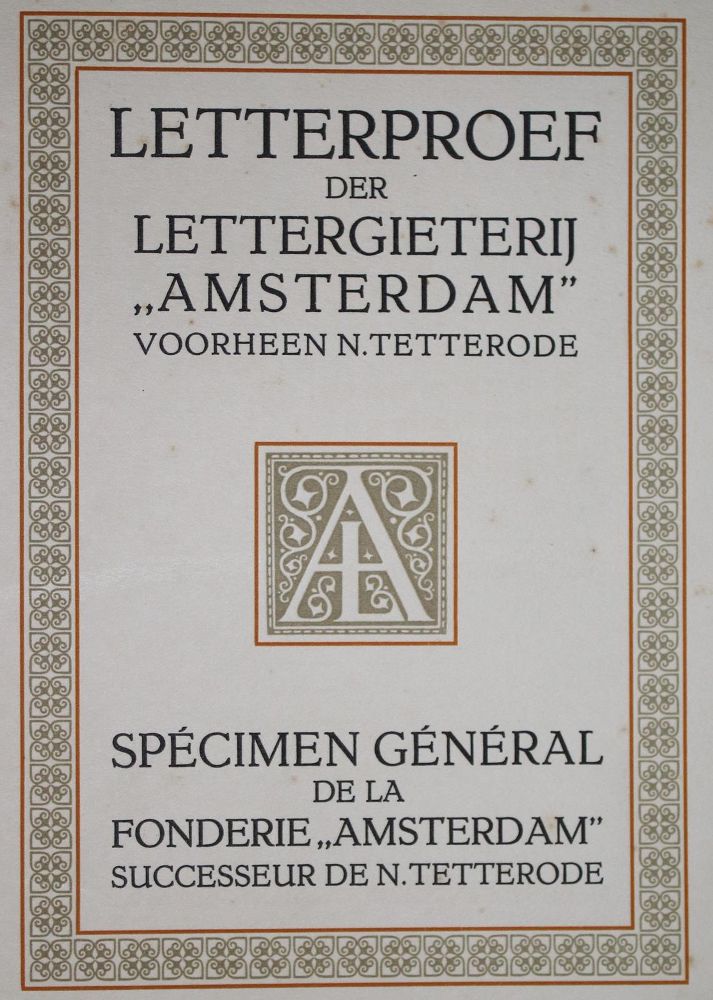 Große Abbildung Nr.1: 129-726 Letterproef: (Typographie und Kalligraphie)