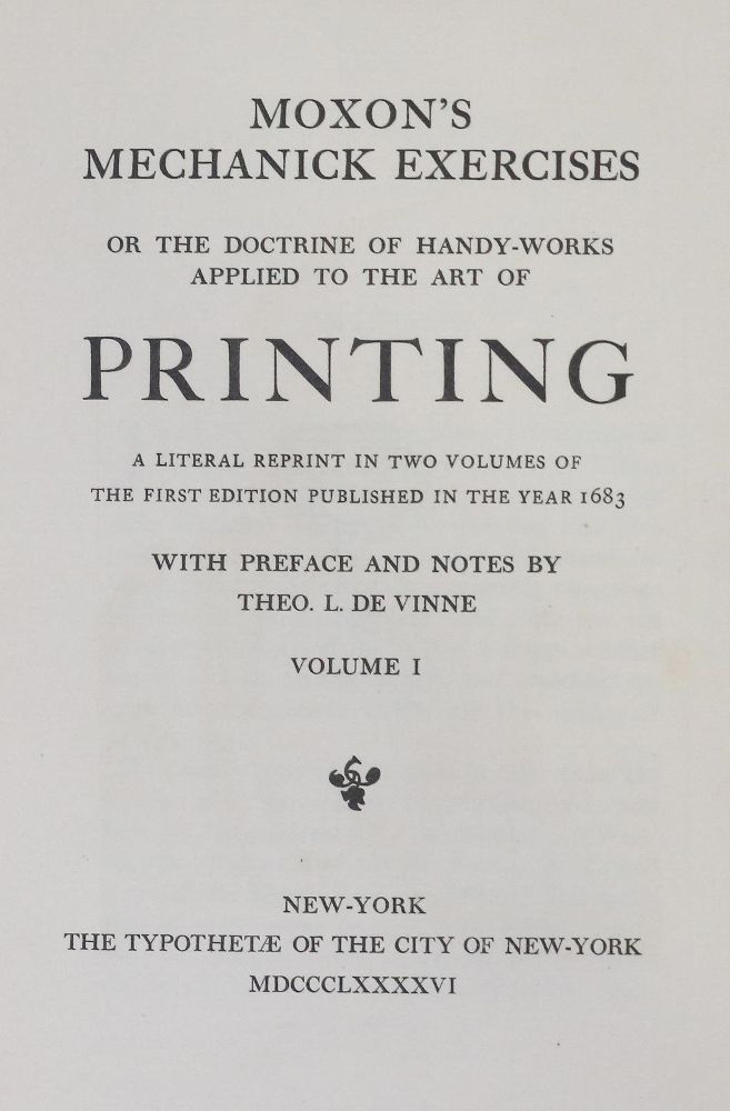 Große Abbildung Nr.1: 129-732 Moxon,J.: (Typographie und Kalligraphie)