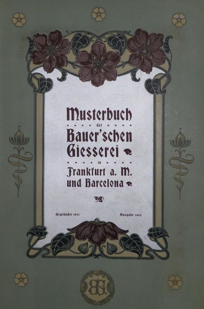 Große Abbildung Nr.1: 129-733 Musterbuch: (Typographie und Kalligraphie)