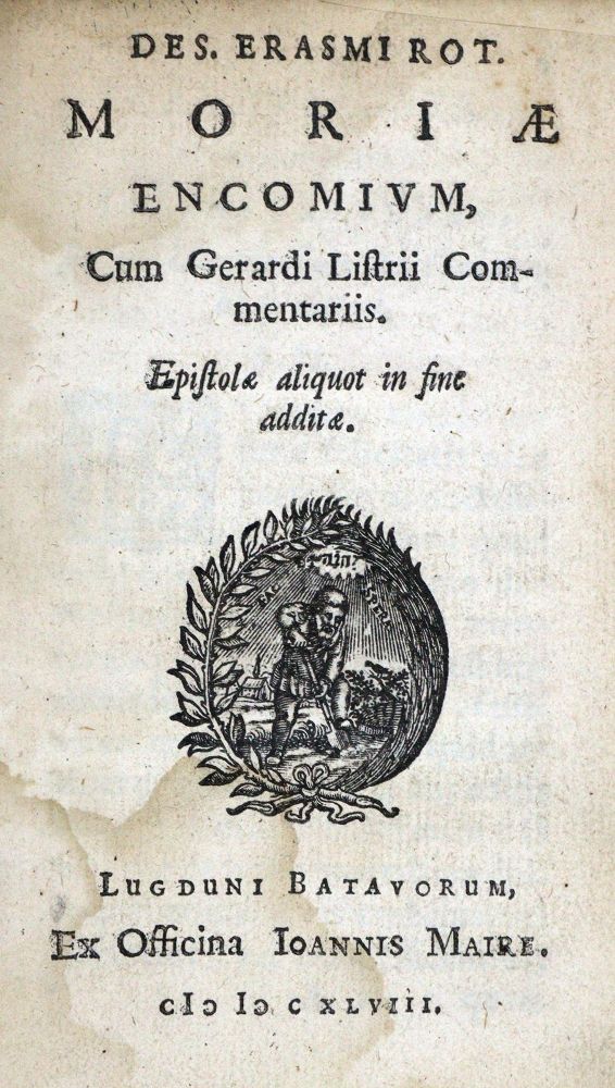 Große Abbildung Nr.1: 129-74 Erasmus Roterodamus,D.: (Alte Drucke, Handschriften und Theologie)