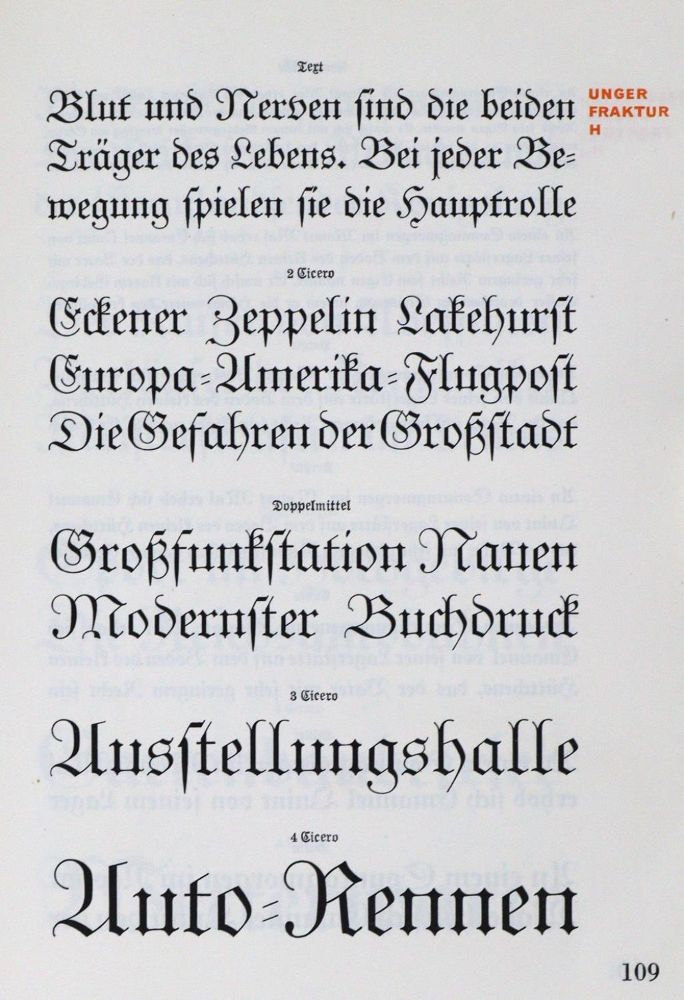 Große Abbildung Nr.2: 129-756 Schriftproben der Offizin Haag-Drugulin, Die.: (Typographie und Kalligraphie)