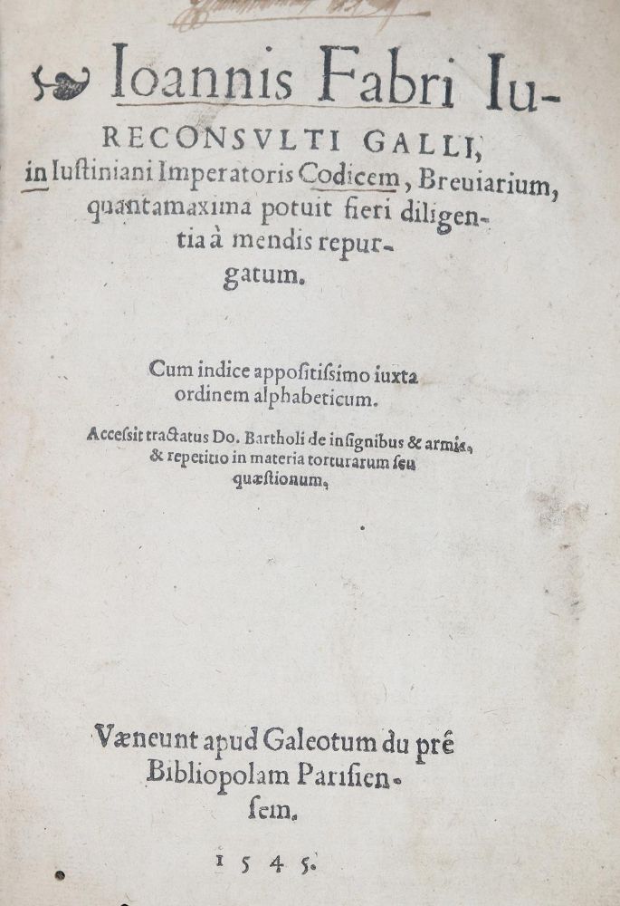 Große Abbildung Nr.1: 129-76 Faber,J.: (Alte Drucke, Handschriften und Theologie)