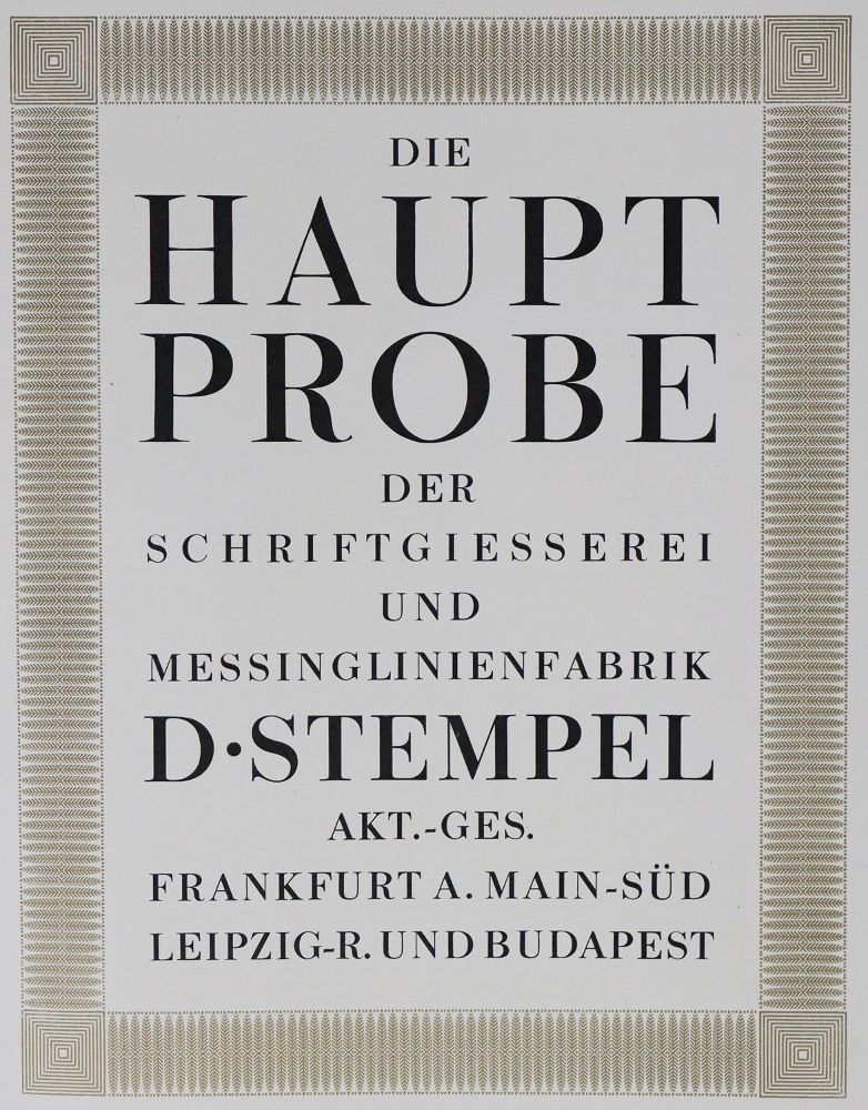 Große Abbildung Nr.1: 129-760 Stempel AG.: (Typographie und Kalligraphie)