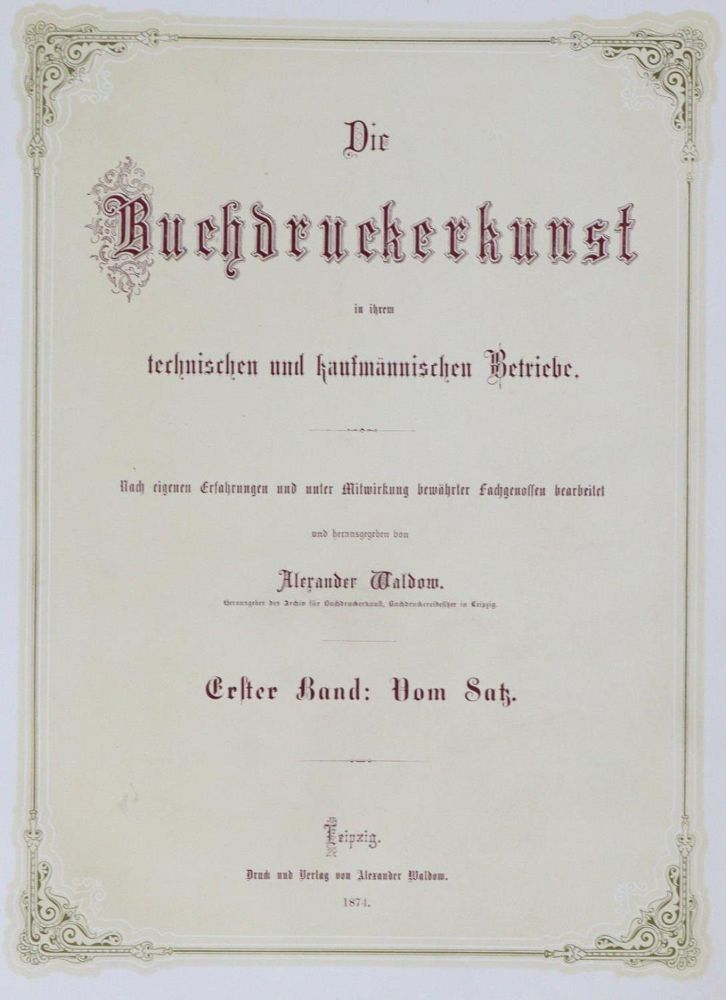 Große Abbildung Nr.1: 129-767 Waldow,A.: (Typographie und Kalligraphie)